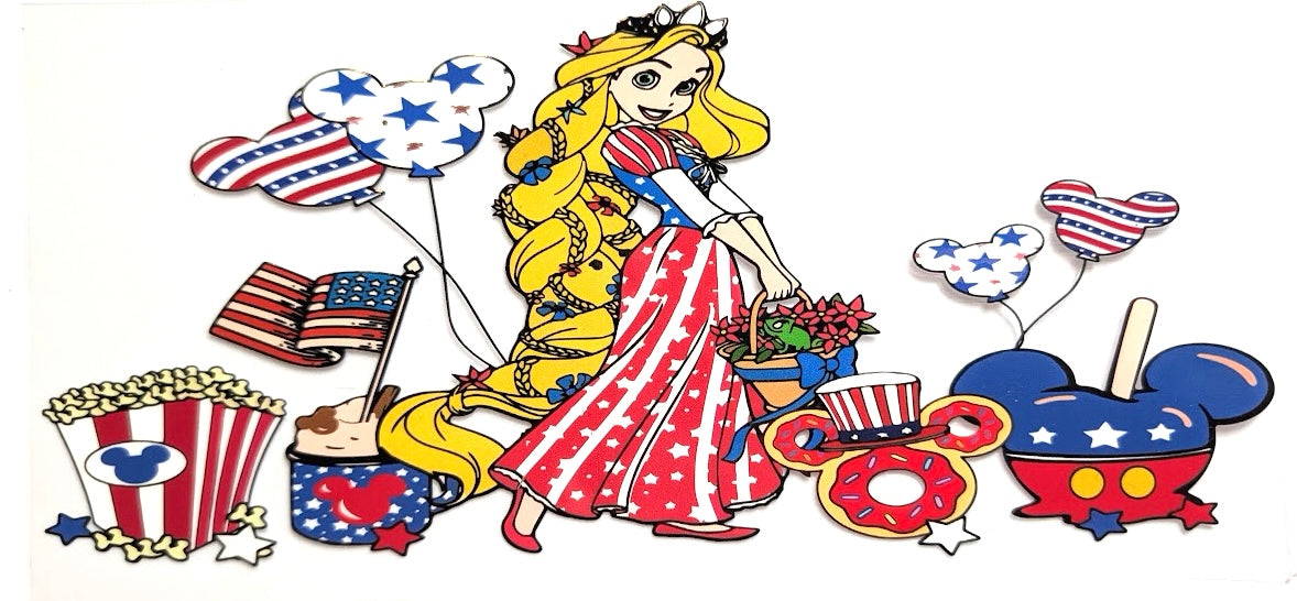 PATRIOTIC RAPUNZEL #1042