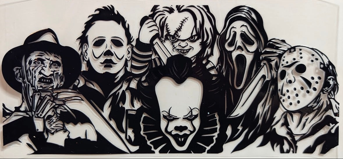 ALL BLACK SCARY FRIENDS #826