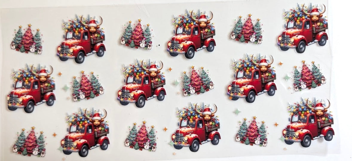 RED TRUCKS CHRISTMAS #1006