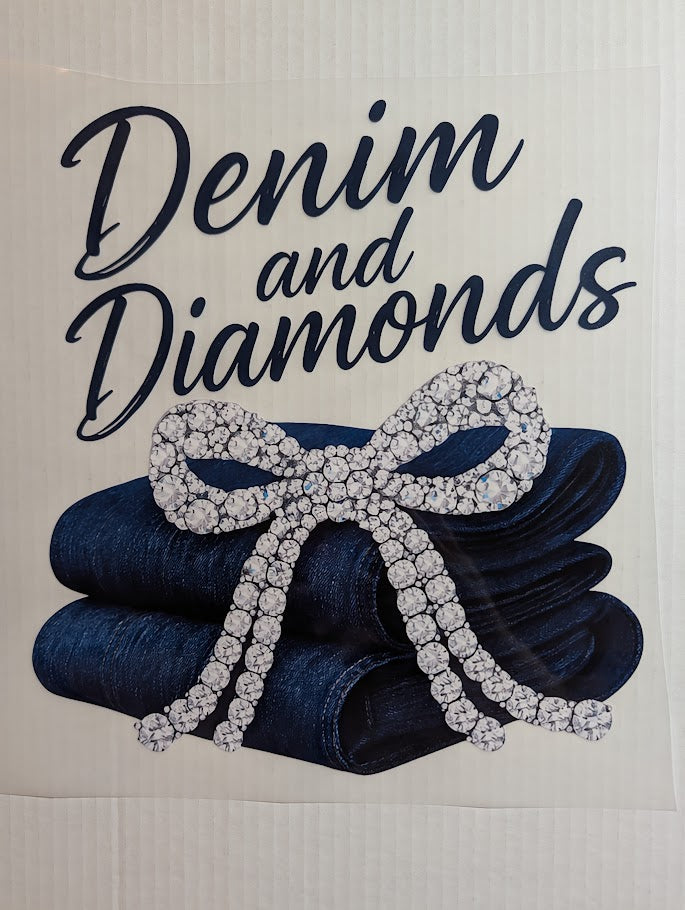 Denim and Diamonds Transfer