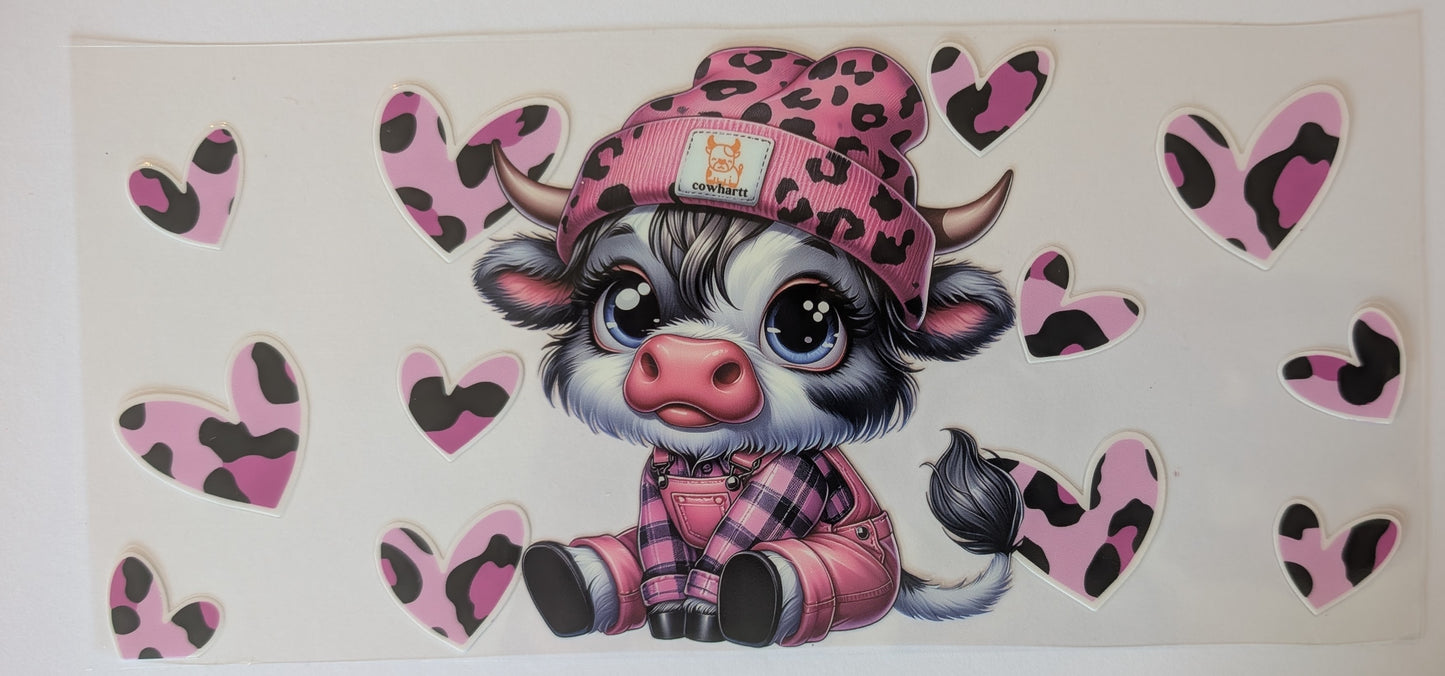 PINK LEOPARD COW