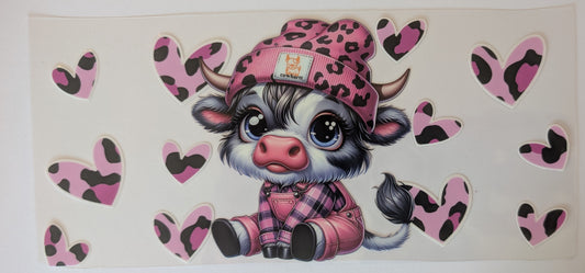 PINK LEOPARD COW