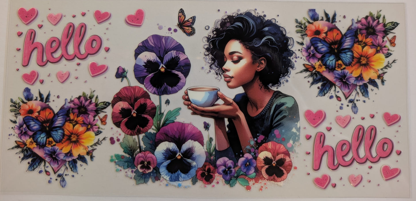 Hello floral #695