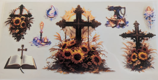 Sunflower crosses
