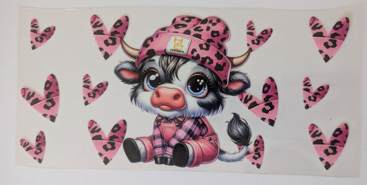PINK LEOPARD COW