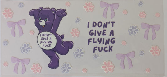 Purple swear bear