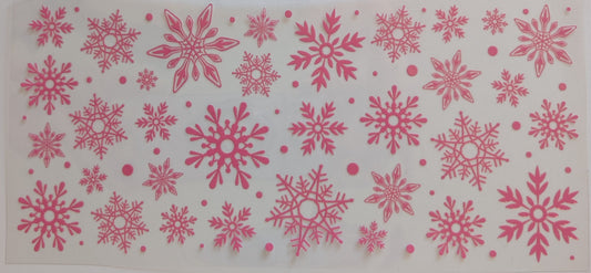 Pink snowflake