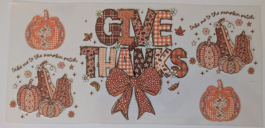 Fall give thanks