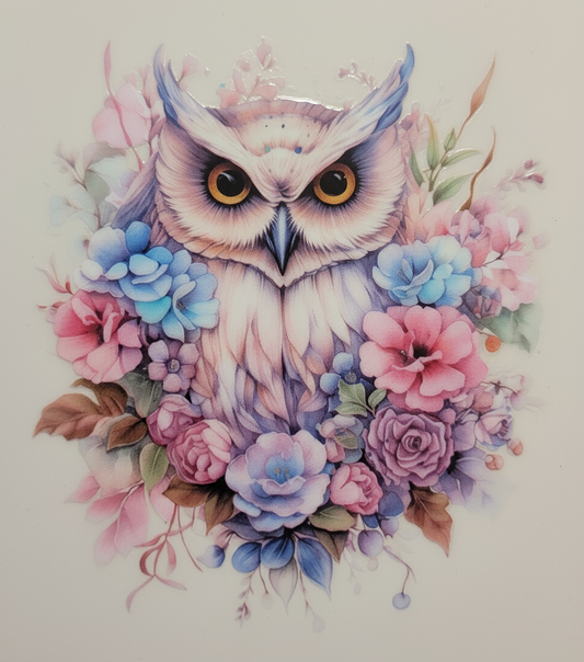 Floral Owl #529