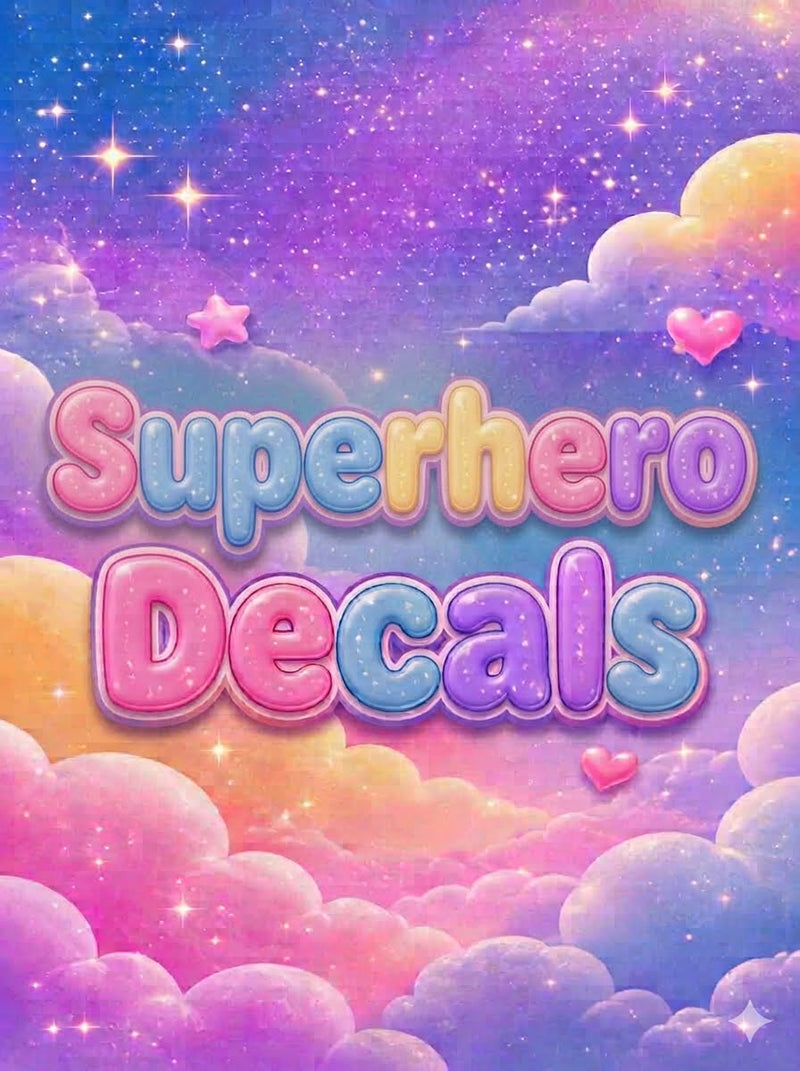 Superhero Decals