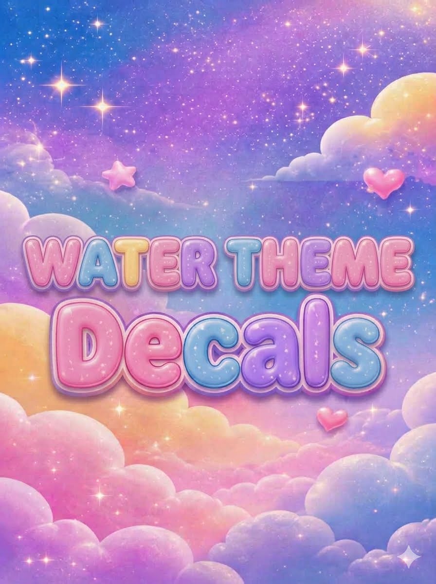 Water Theme Decals