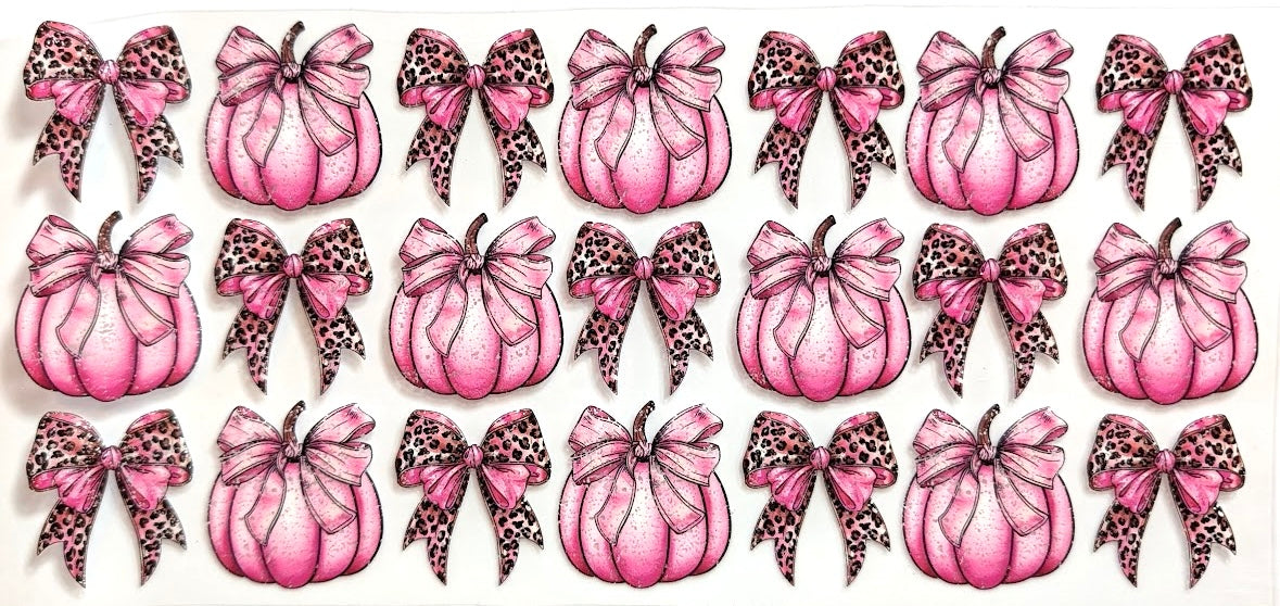 PINK PUMPKIN & BOWS #810