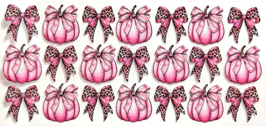 PINK PUMPKIN & BOWS #810