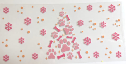 PAW PRINT CHRISTMAS TREE #1010
