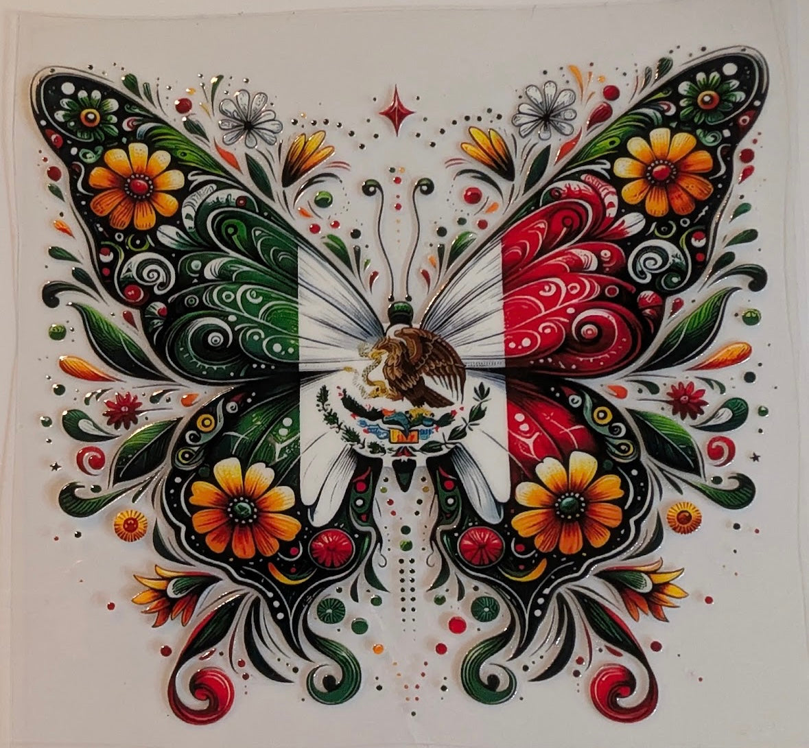 MEXICAN FLAG BUTTERFLY #35