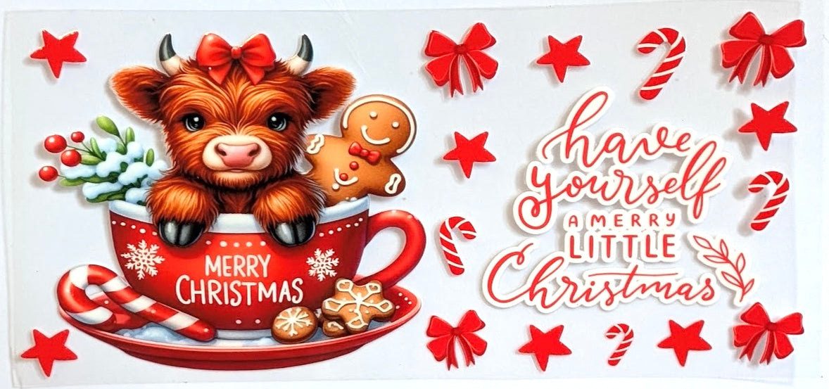 HIGHLAND COW CHRISTMAS #924