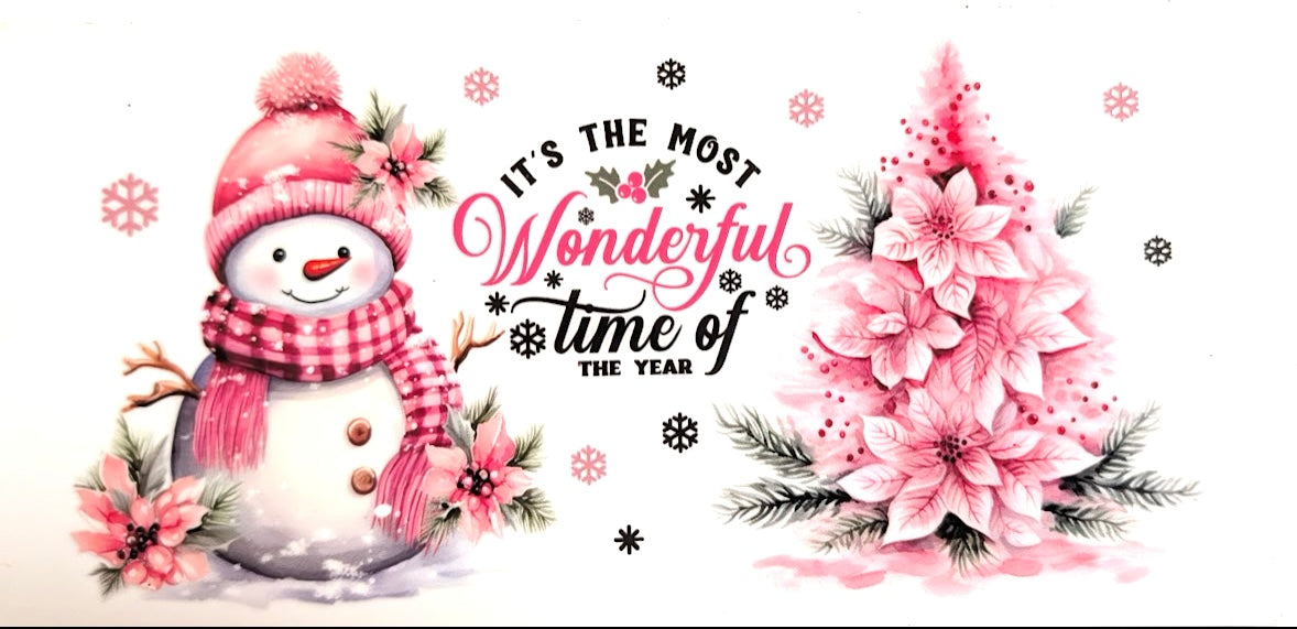 PINK SNOWMAN CHRISTMAS#1007