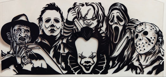 ALL BLACK SCARY FRIENDS #826