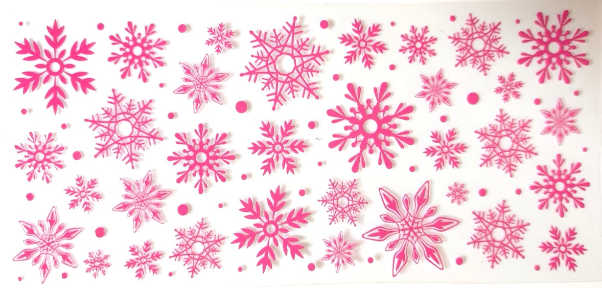PINK SNOWFLAKES #1009