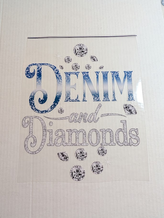Denim and Diamonds Transfer