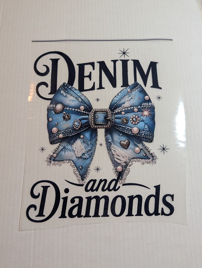 Denim and Diamonds Transfer