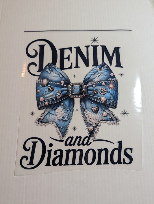 Denim and Diamonds Transfer