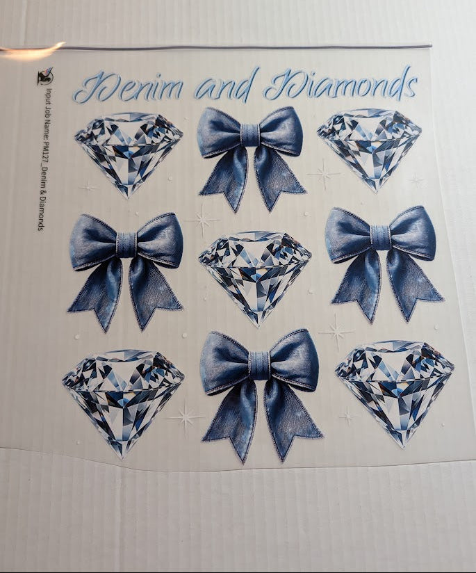 Denim and Diamonds Transfer