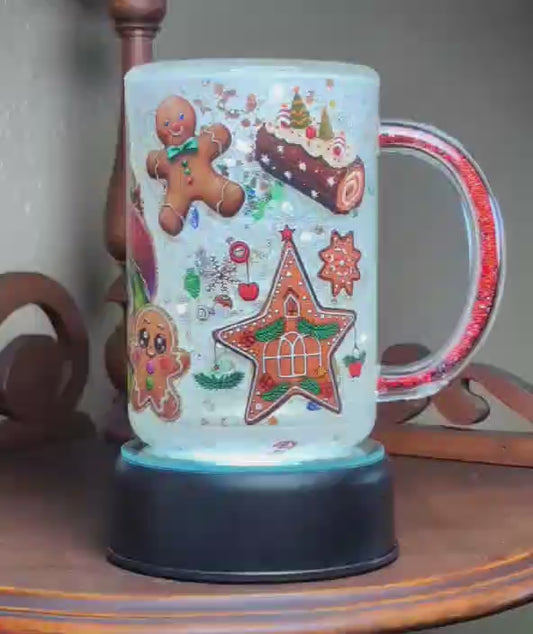 Gingerbread in the snow