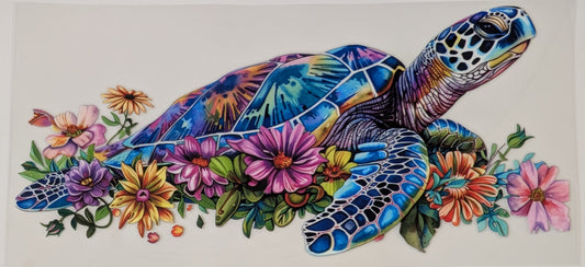 Big mama floral turtle