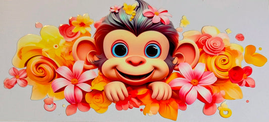 FLORAL CHIMP