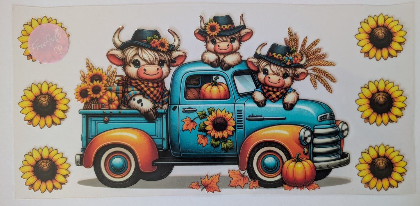 TRUCK TRIPLETS COW