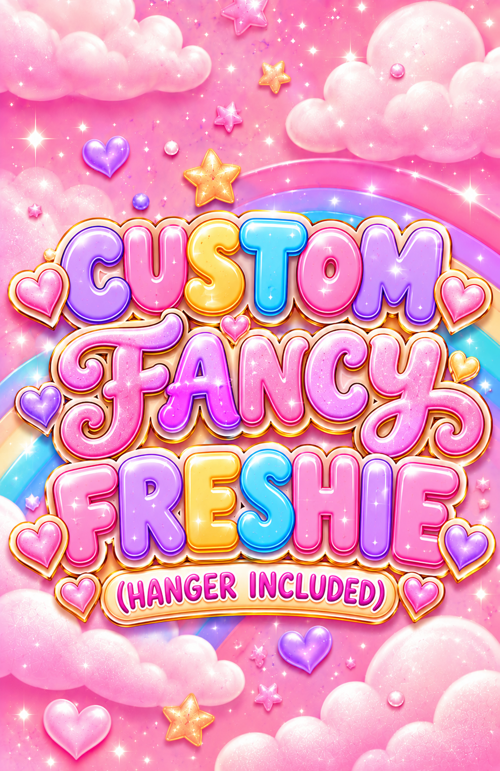 CUSTOM FRESHIE PICK YOUR MOLD! (Hanger included)