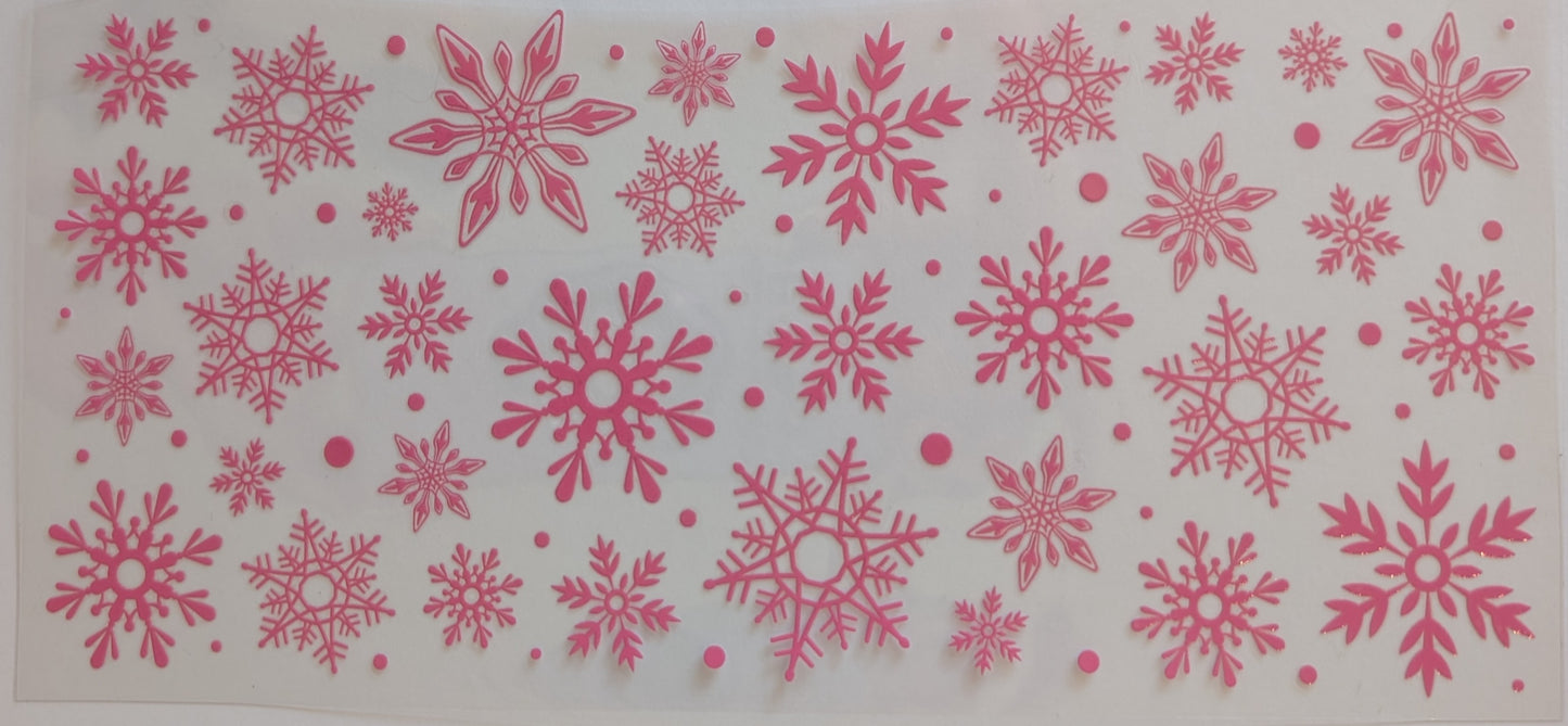 Pink snowflake