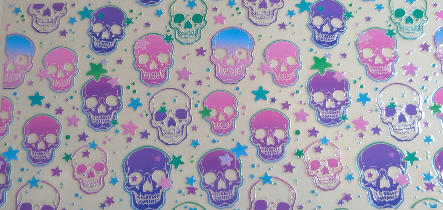 Pastel skulls
