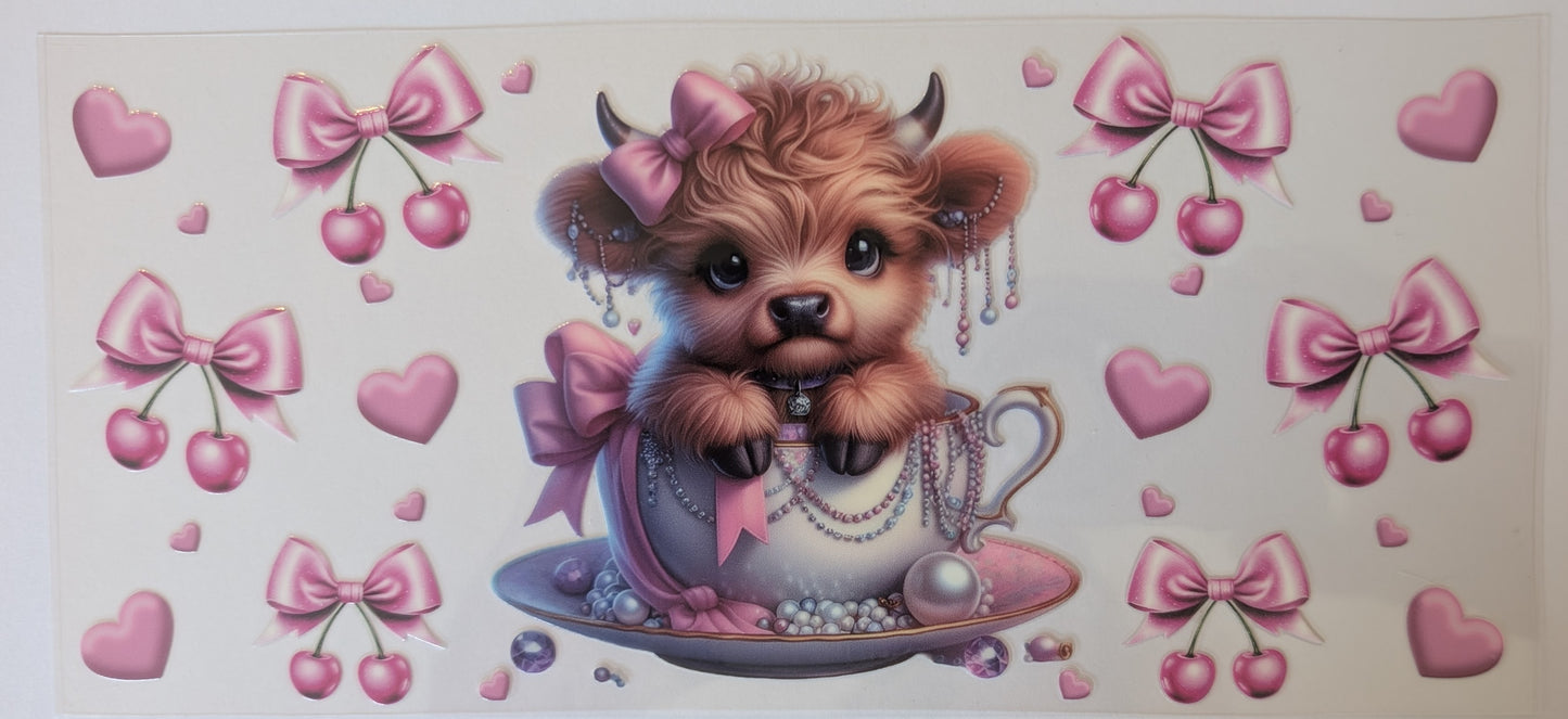 PINK TEACUP COW