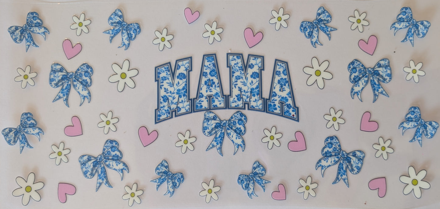 BLUE FLORAL MAMA