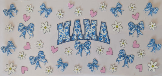 BLUE FLORAL MAMA